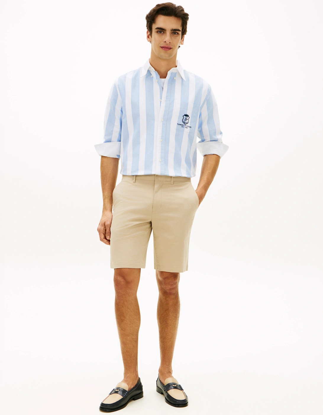 Denton 9.5 Inch Essential Mens Twill Shorts - Sandalwood