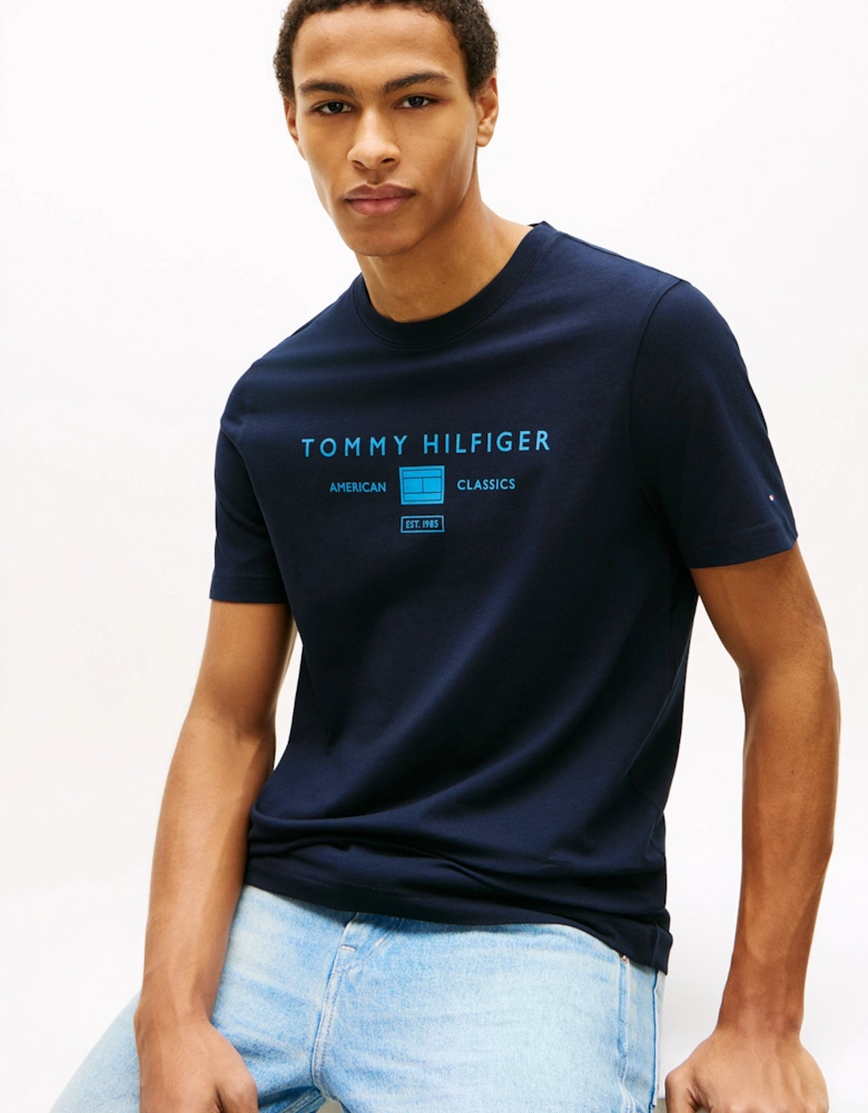 Brand Love Mono Stack Mens T-Shirt - Desert Sky