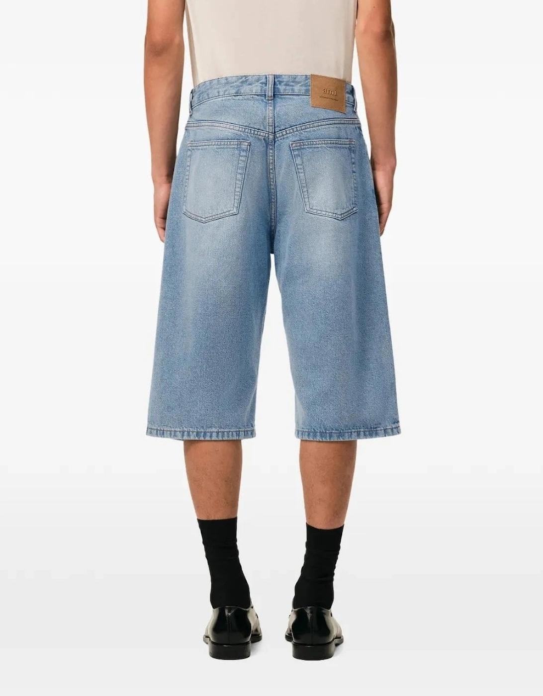 Denim Bermuda Shorts Blue