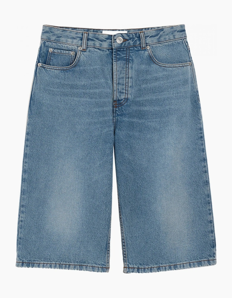 Denim Bermuda Shorts Blue