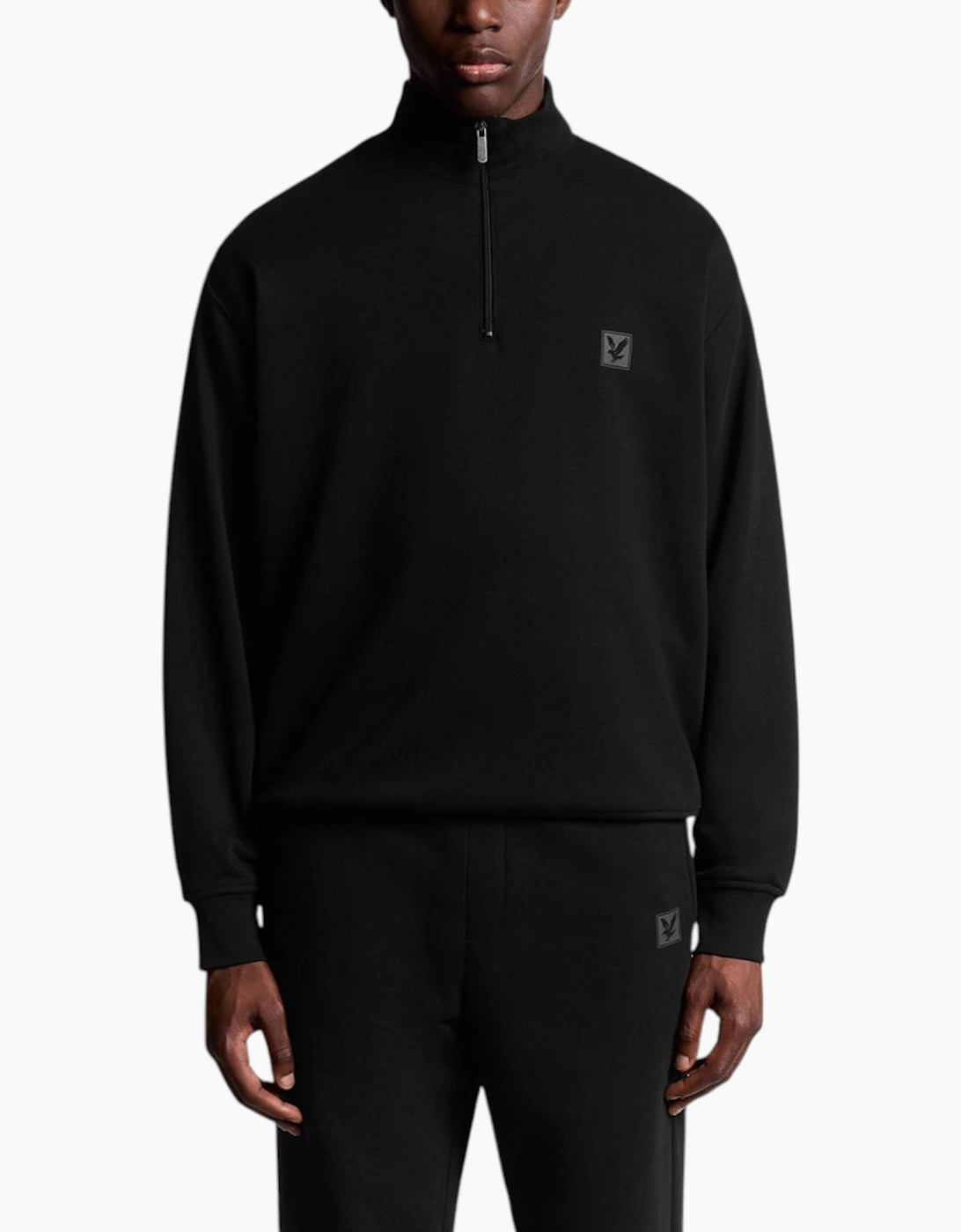 Lyle & Scott Men's Lyle & Scott Mens Sweatshirt High Neck Jumper - Black