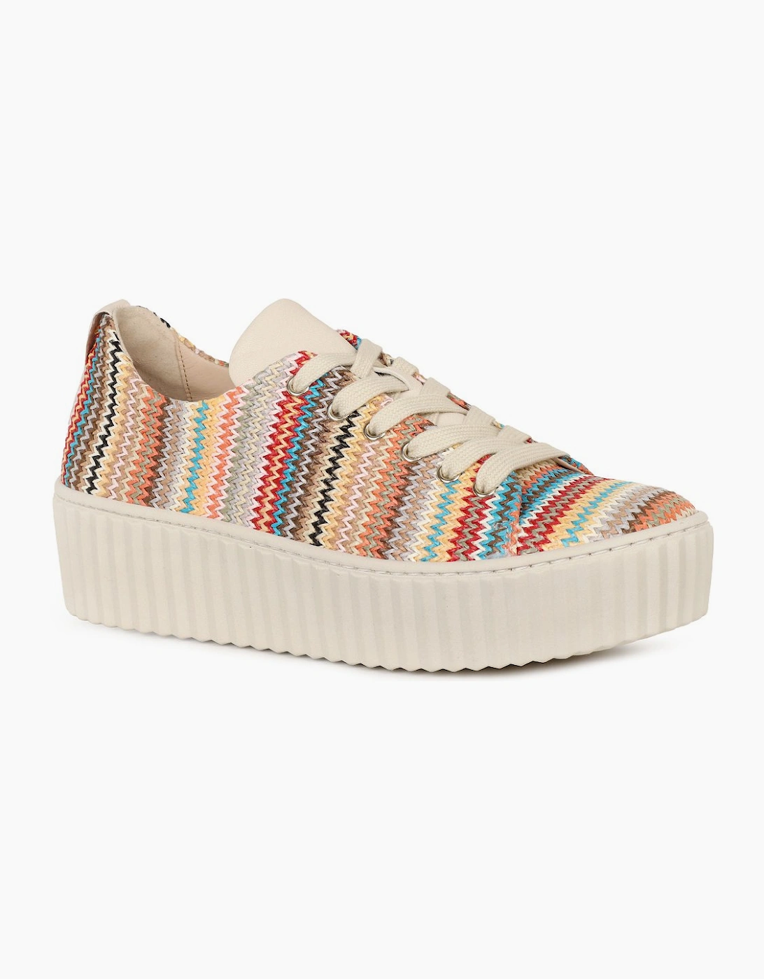 Gabor Women's Mult Raffia Daria Trainers - Size: 5.5