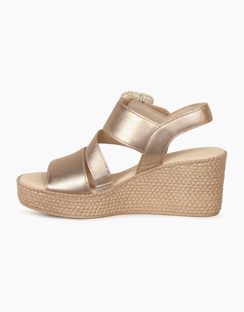 Embrace Womens Wedge Sandal