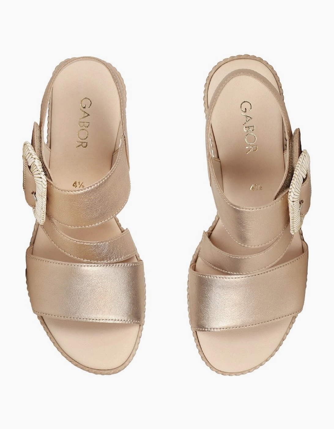 Embrace Womens Wedge Sandal