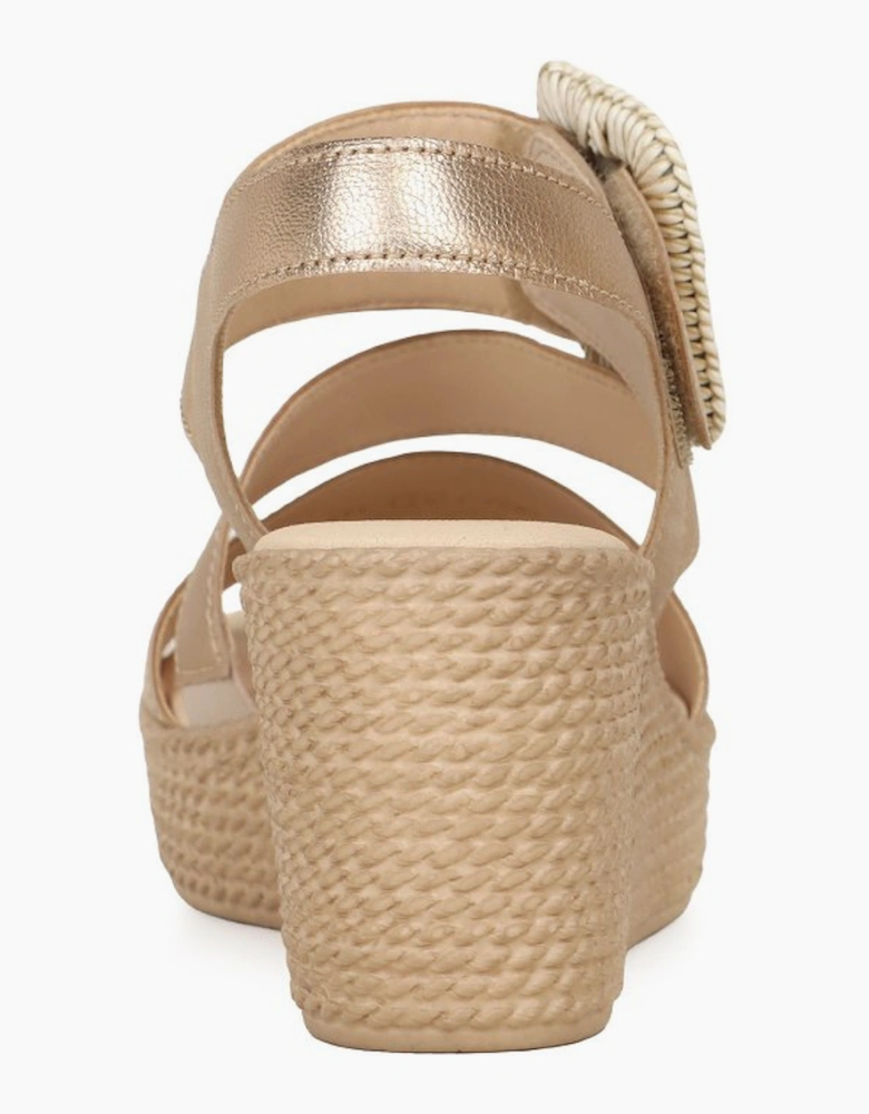 Embrace Womens Wedge Sandal