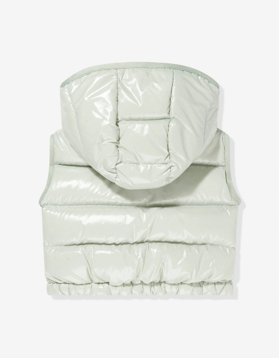 Moncler Enfant Girls Down Padded Kamile Gilet in Green