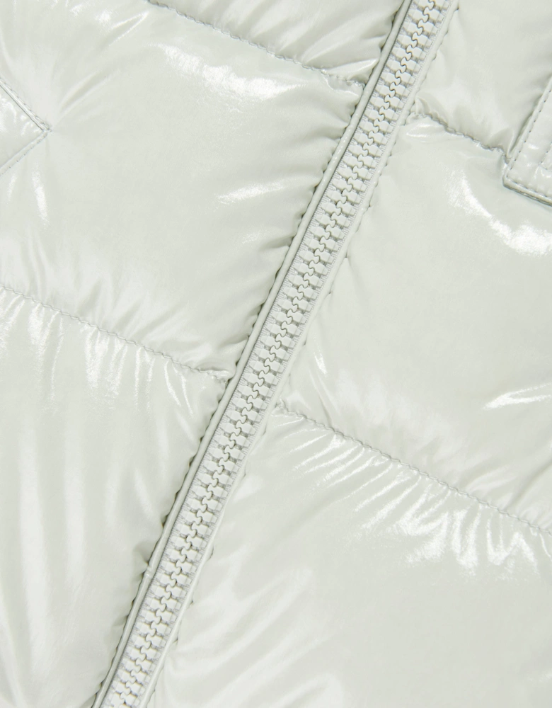 Moncler Enfant Girls Down Padded Kamile Gilet in Green
