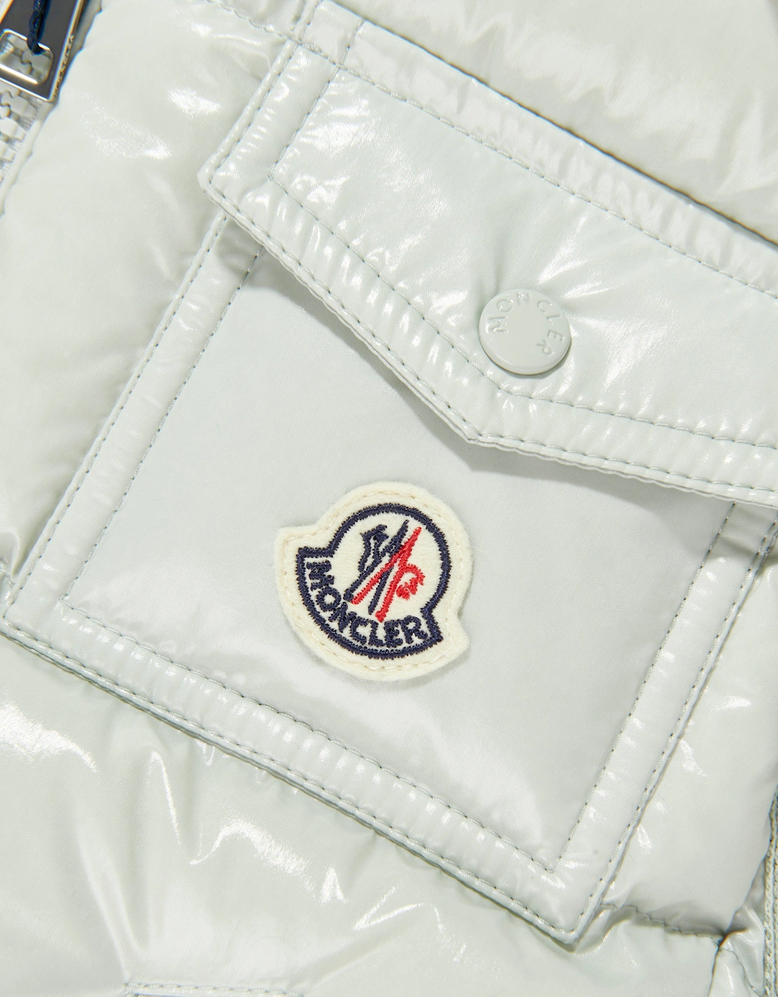 Moncler Enfant Girls Down Padded Kamile Gilet in Green