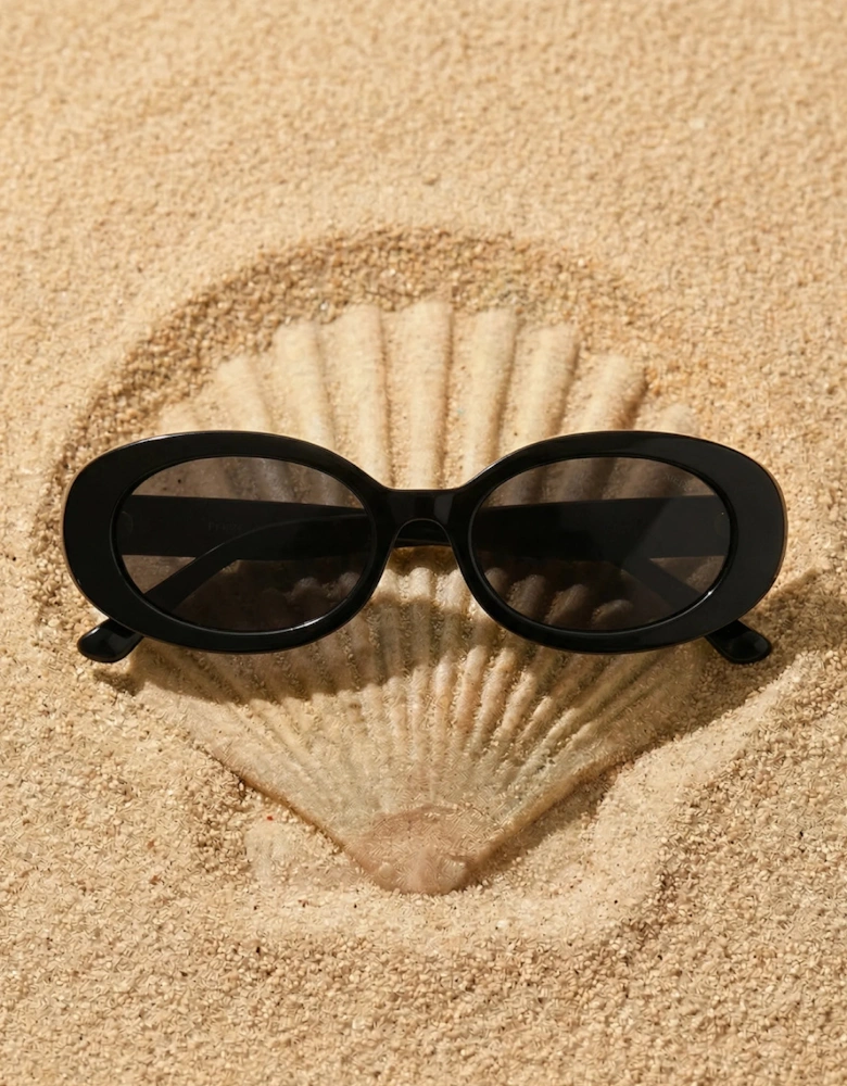 Oceanus x SOJOS Veronica Sunglasses Black