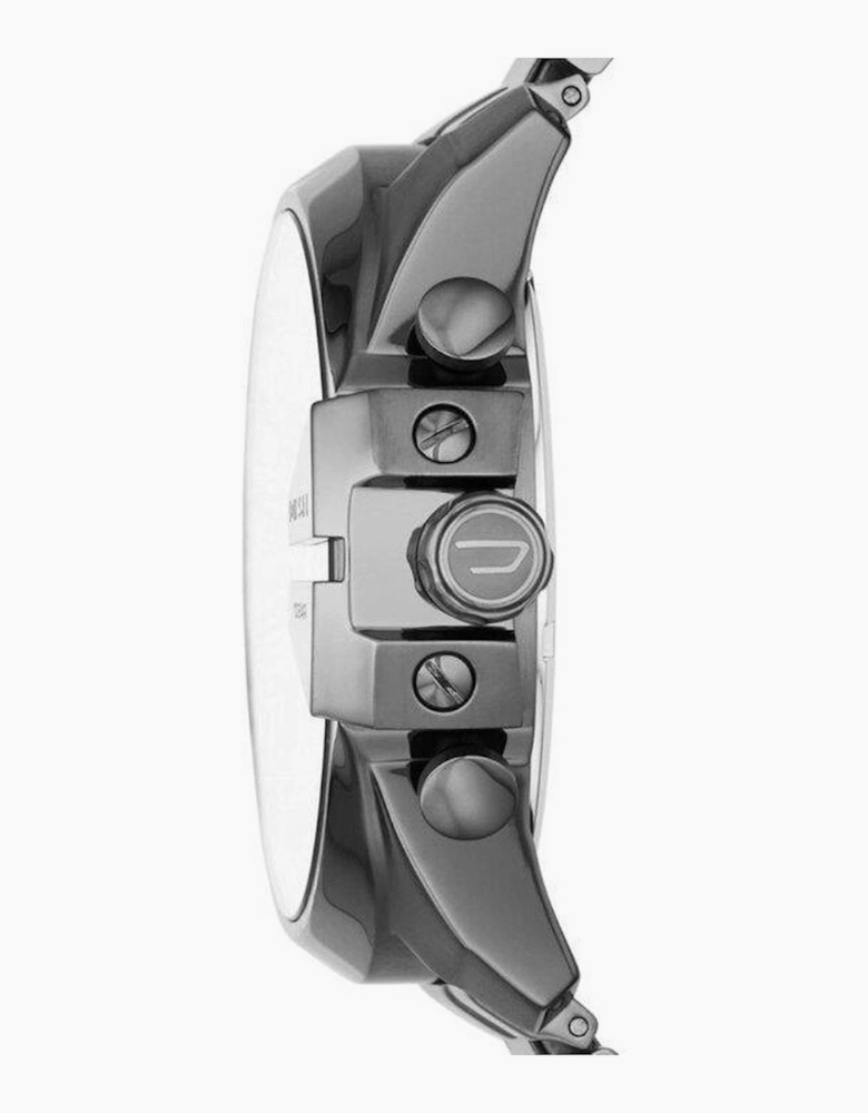 DZ4329 Mega Chief Chronograph Blue Dial Gunmetal Ion-plated Men's Watch