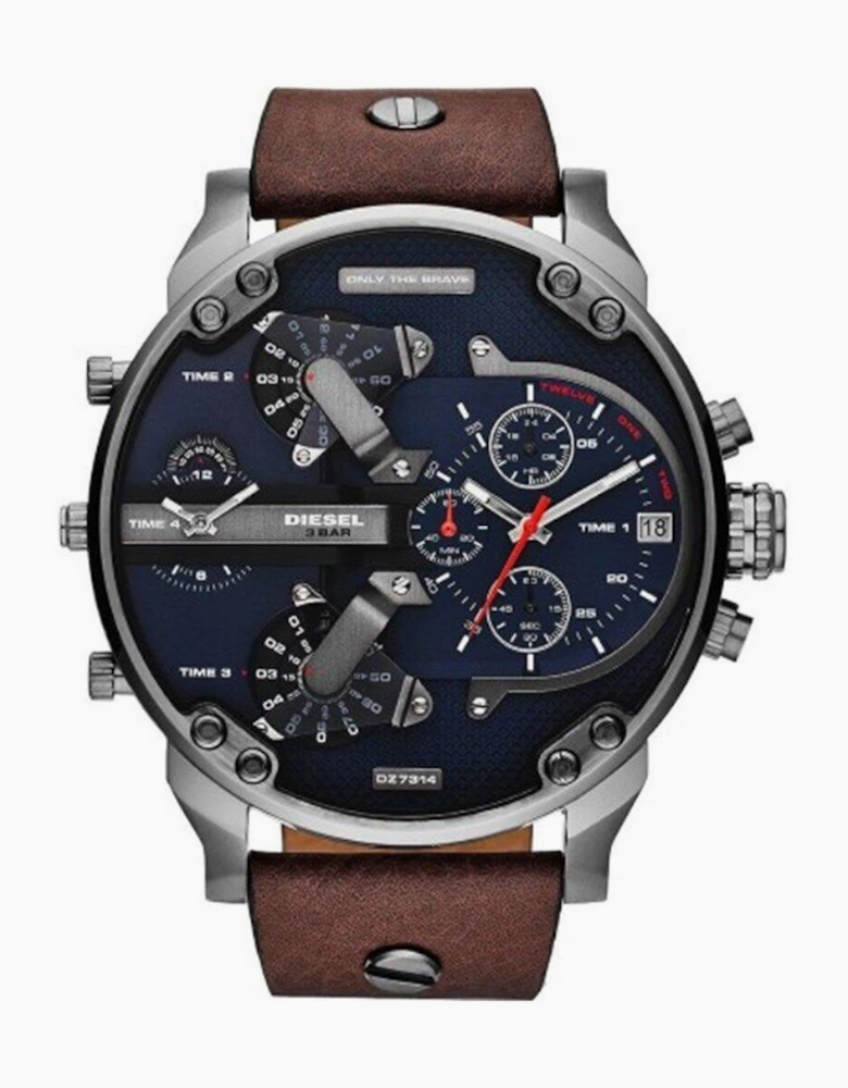 DZ7314 Mr Daddy Dual Time Chronograph Navy Blue Dial Men's Watch