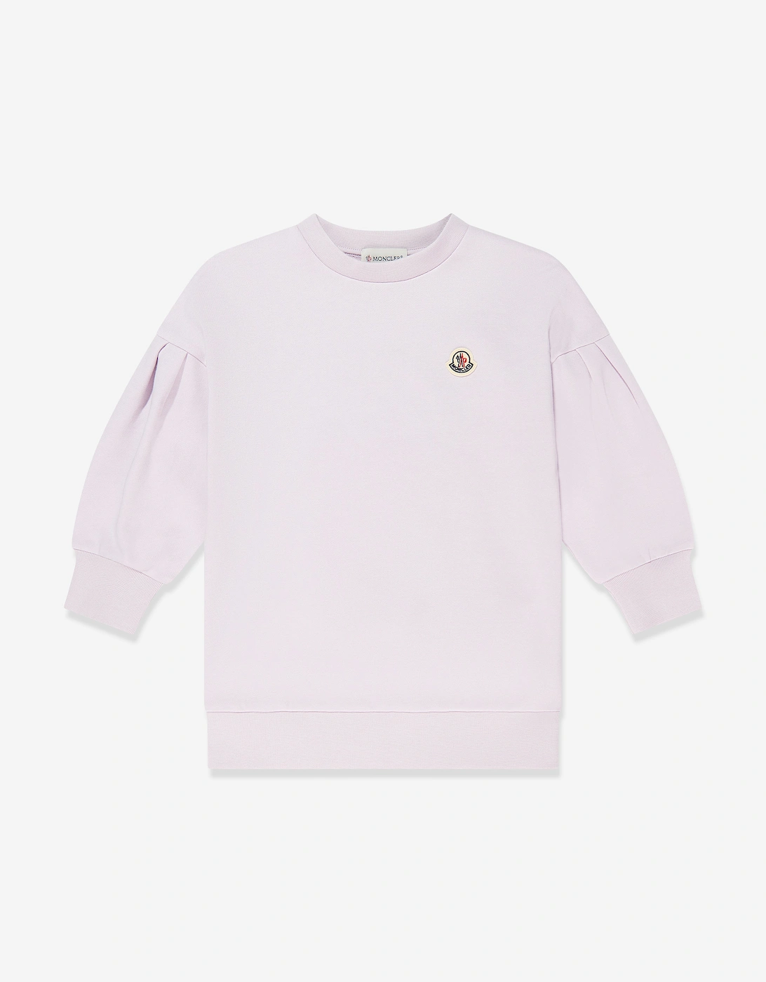 Moncler Enfant Girls Logo Sweater Dress in Purple, 5 of 4