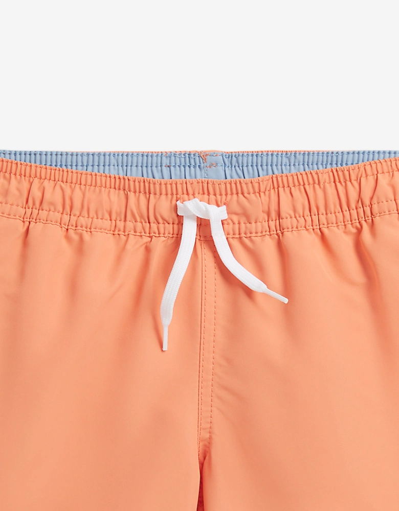 Boys Logo Swim Shorts in Orange