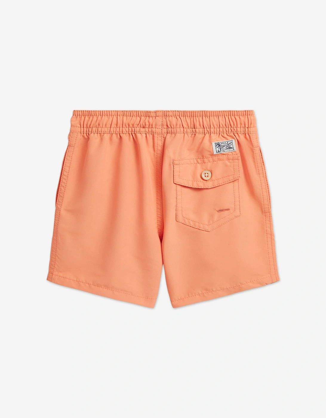 Boys Logo Swim Shorts in Orange
