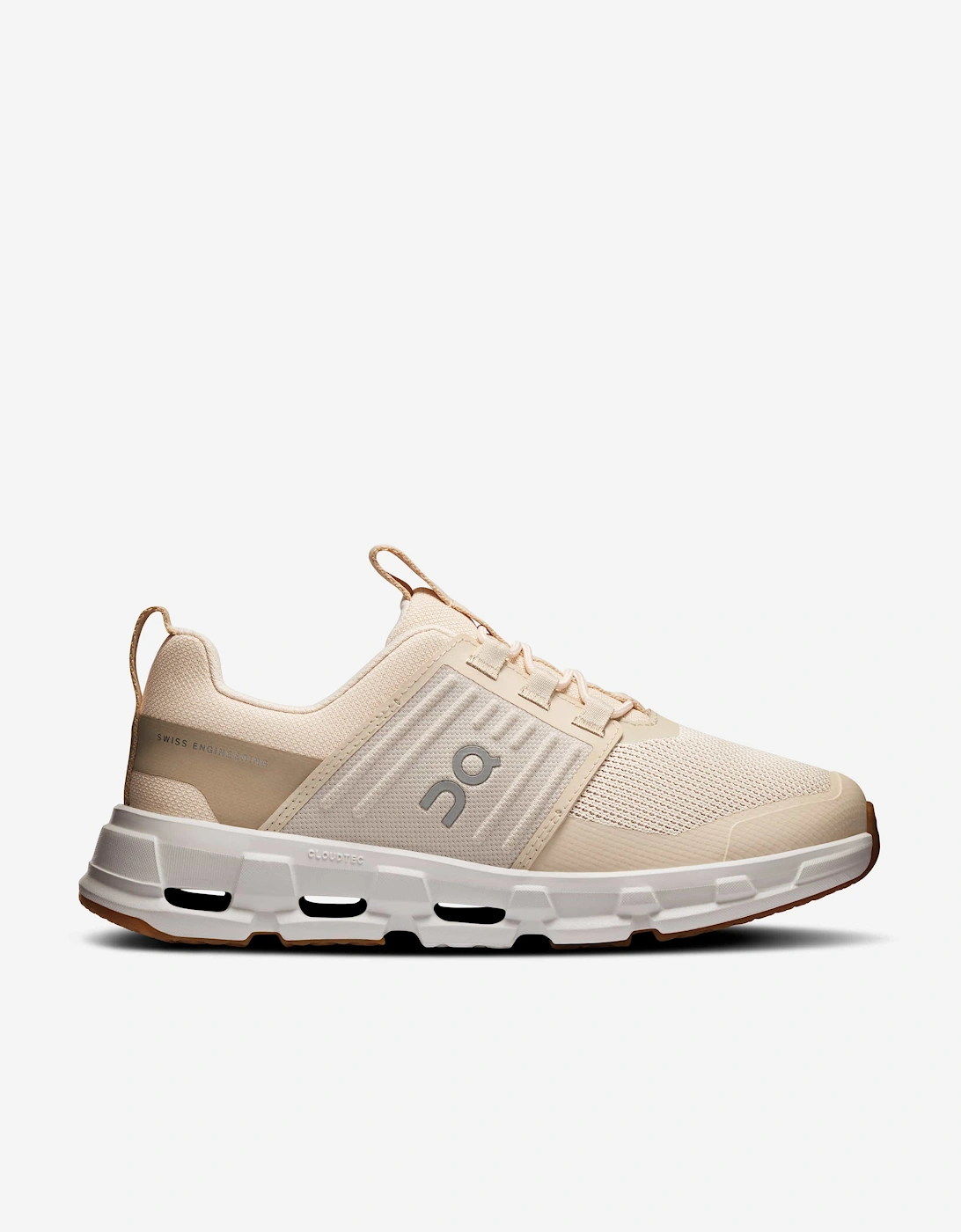 Girl's On Running Kids Cloudswift Trainers In Beige - Cream - Size, Eu 36 Uk 3.5