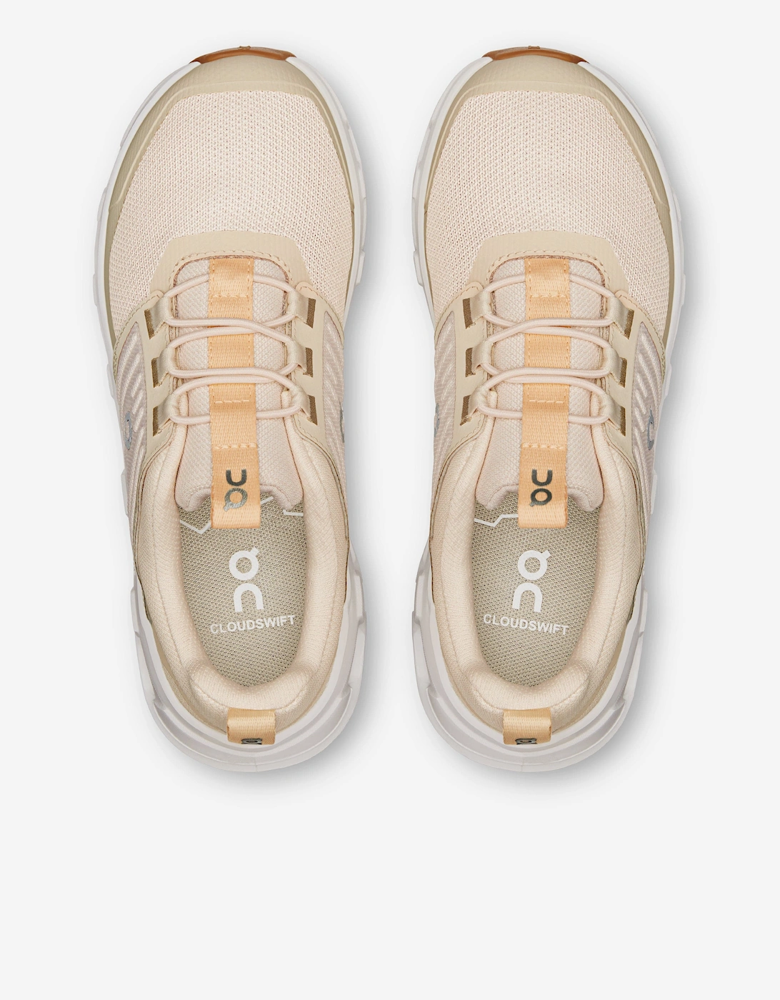 Running Kids Cloudswift Trainers in Beige