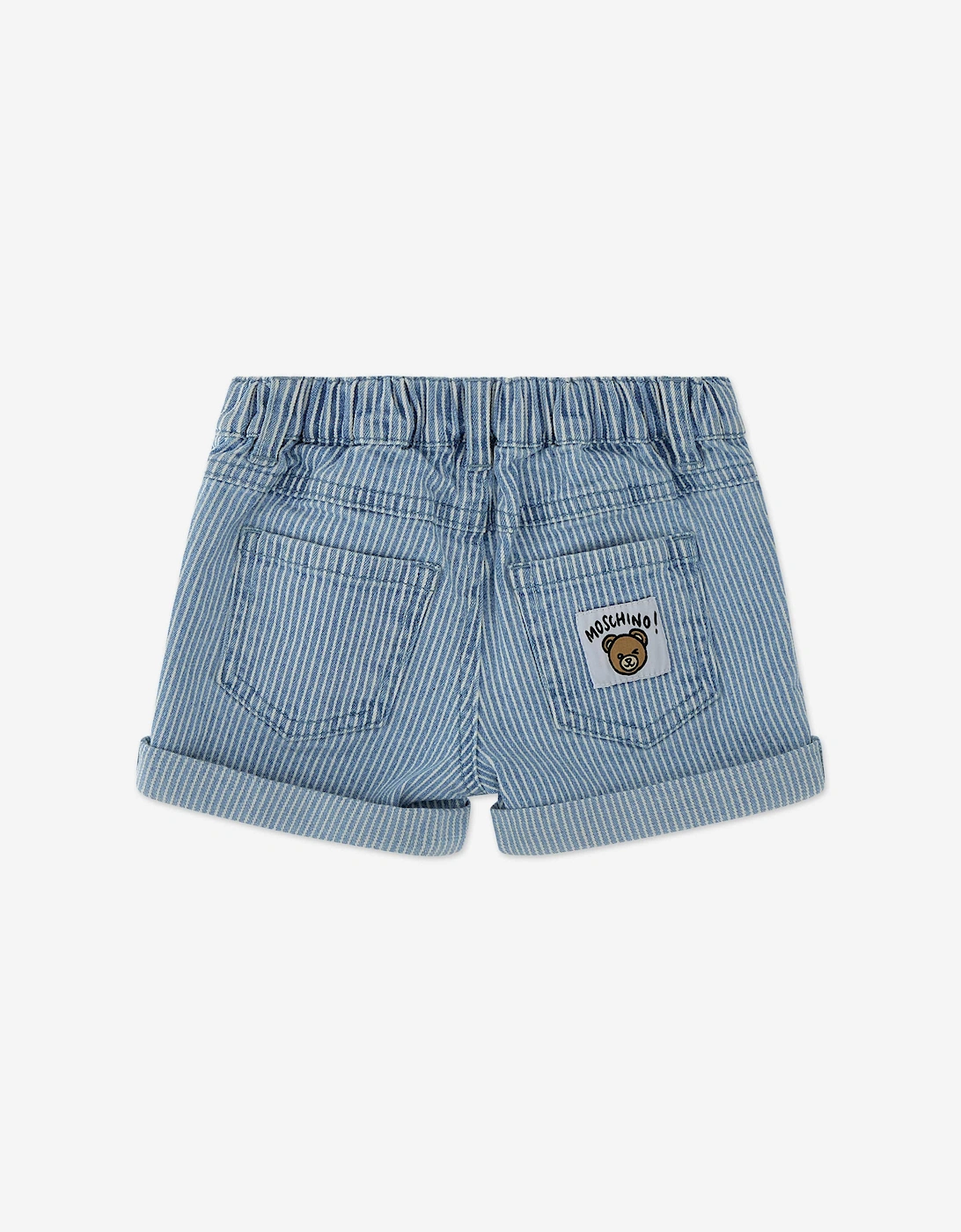Baby Boys Bear Logo Short Set in Blue