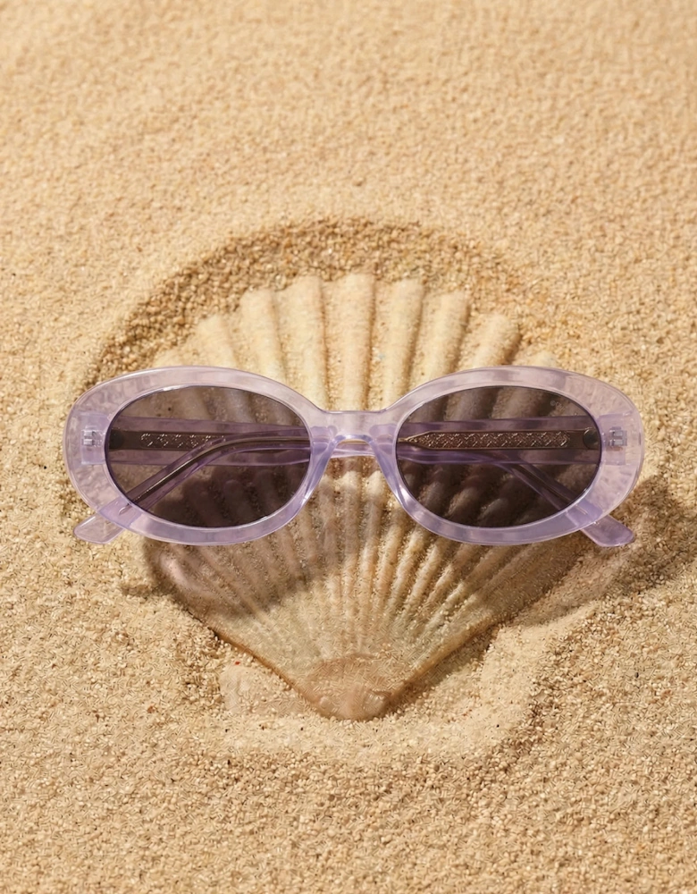 Oceanus x SOJOS Veronica Sunglasses Purple