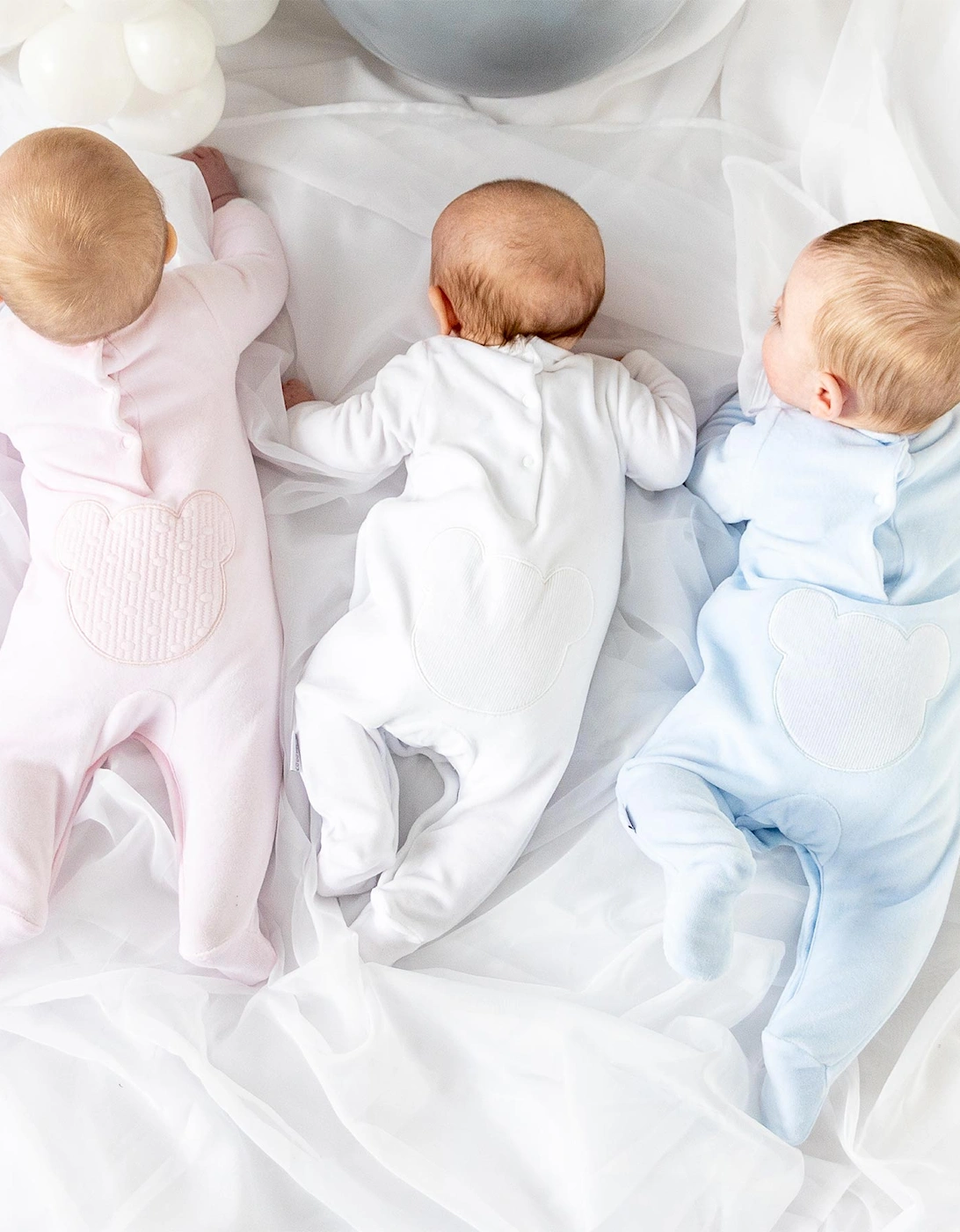 Beige Soft Cotton Bear Babygrow