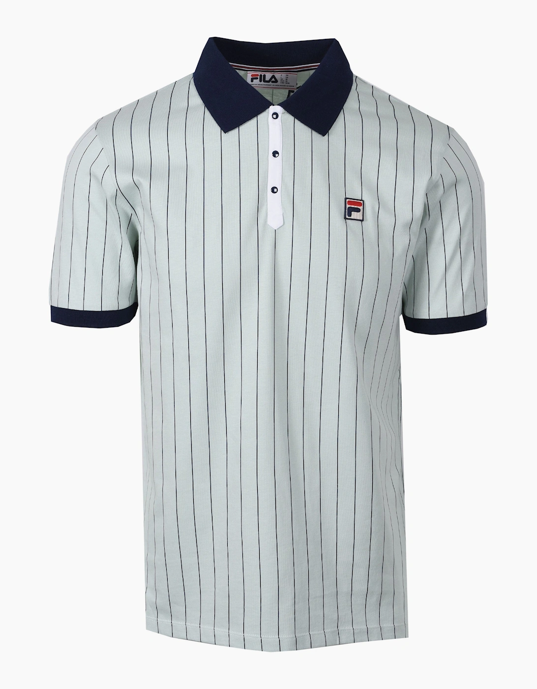 BB1 VINTAGE STRIPED POLO SURF SPRAY/NAVY/WHITE, 4 of 3