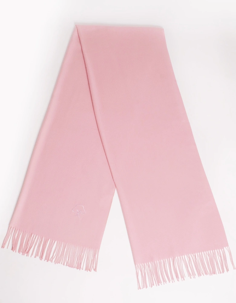 Pink Cashmere Blend Scarf