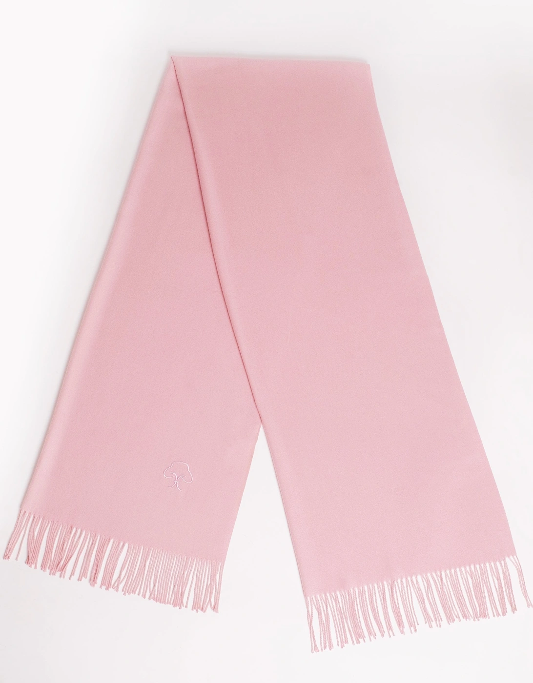 Pink Cashmere Blend Scarf