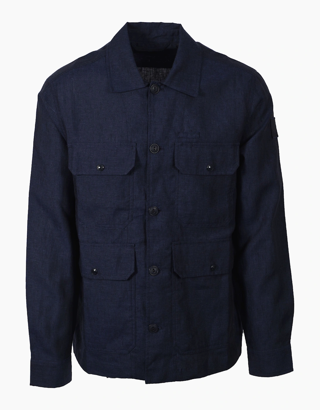 FORGE LINEN JACKET DARK INK, 4 of 3
