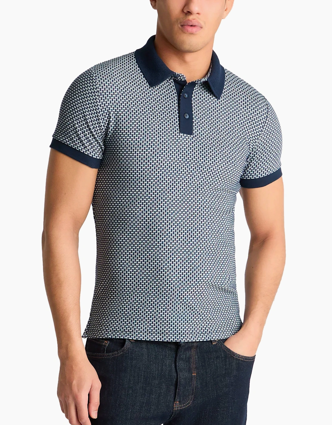 Short Sleeve Polo Shirt Navy, 5 of 4