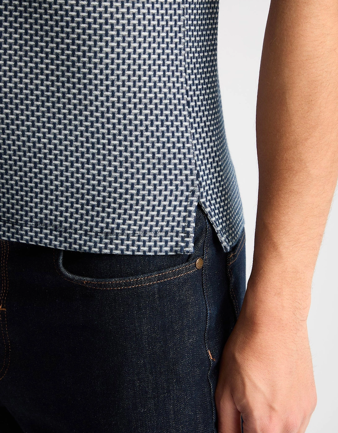 Short Sleeve Polo Shirt Navy