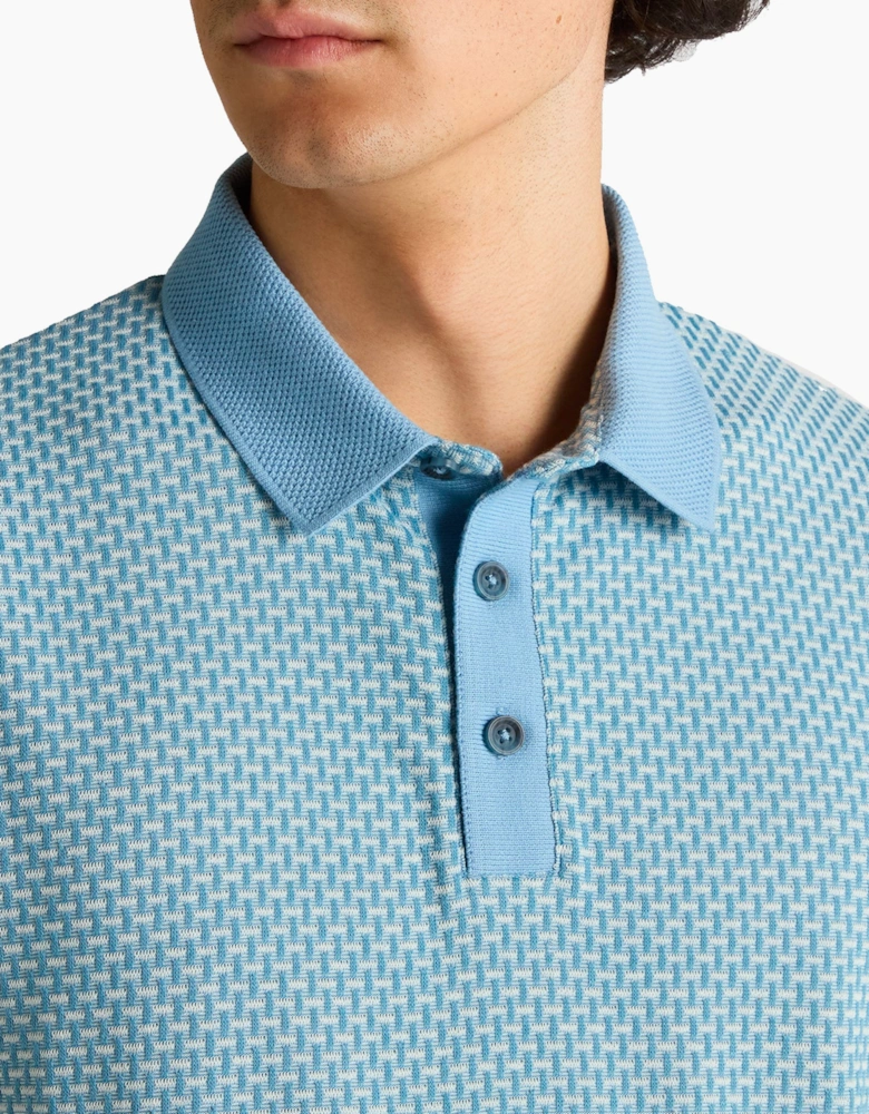 Short Sleeve polo shirt PALE BLUE