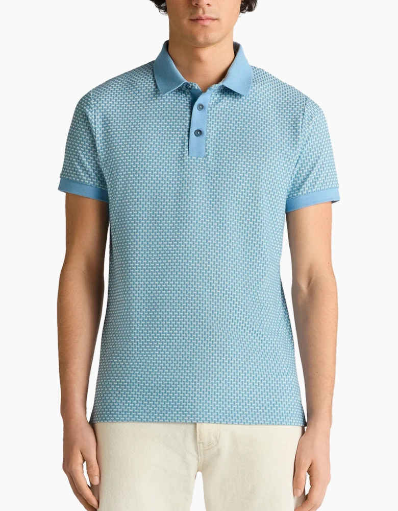 Short Sleeve polo shirt PALE BLUE