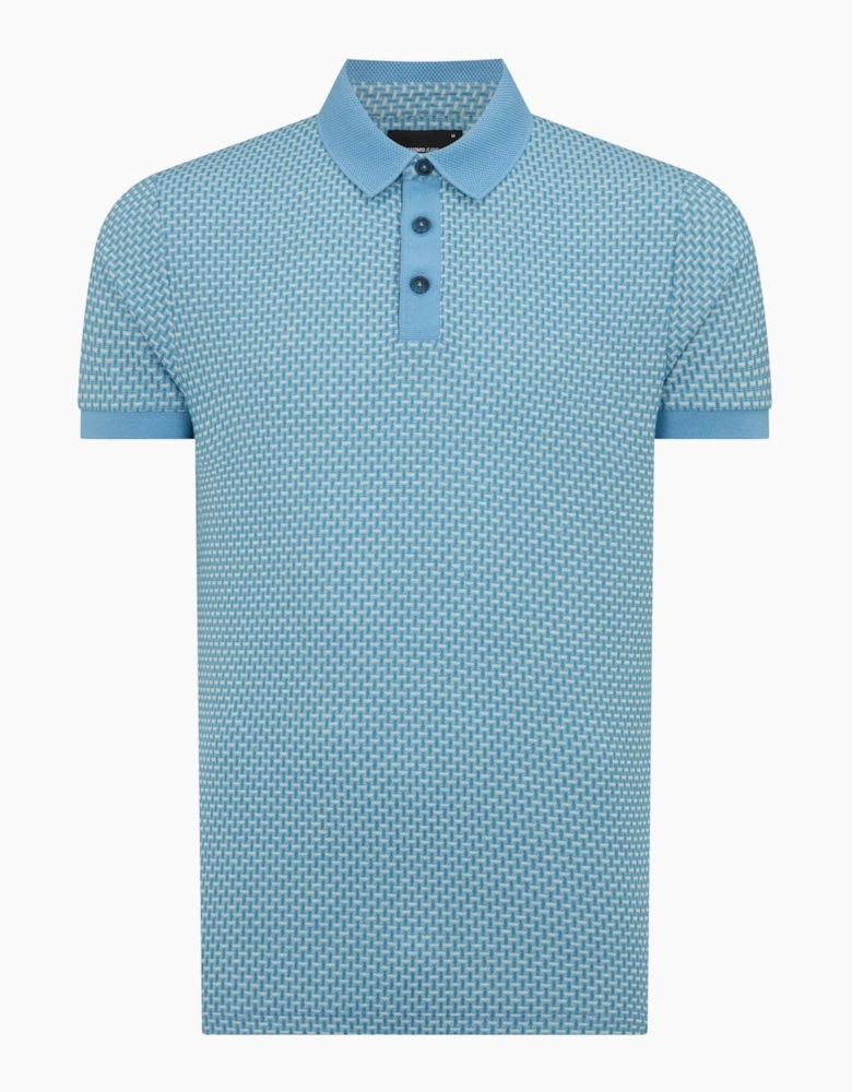 Short Sleeve polo shirt PALE BLUE