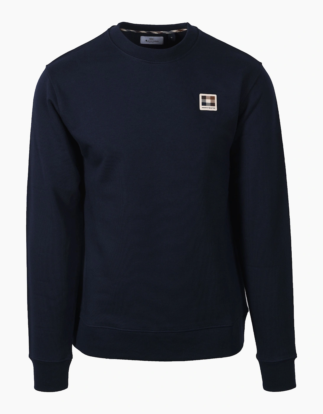 BADGE CREWNECK SWEATSHIRT NAVY, 4 of 3