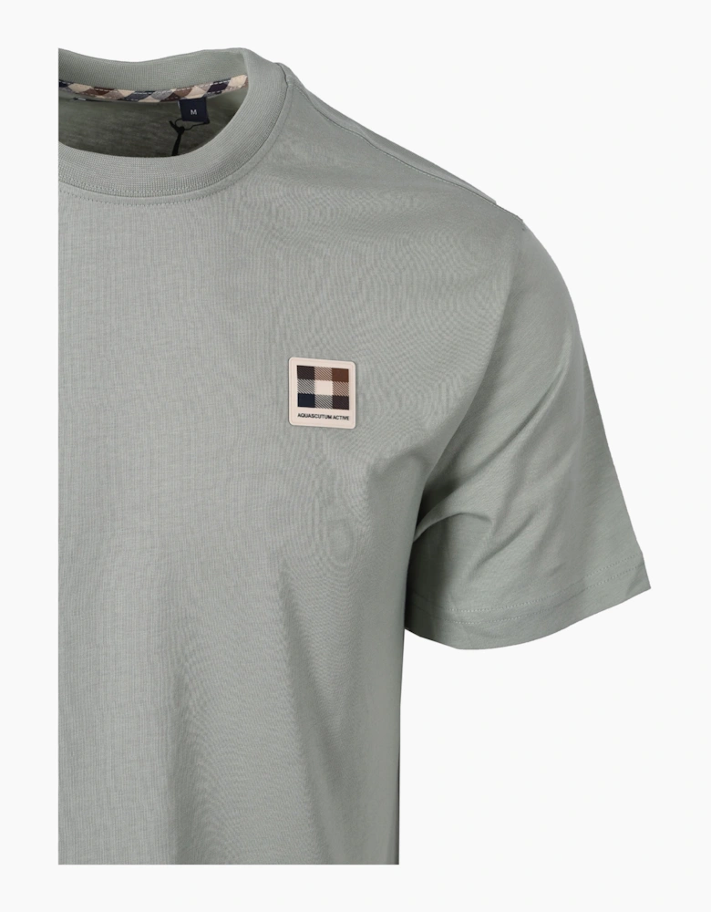 CLUB CHECK BADGE T-SHIRT SALVIA