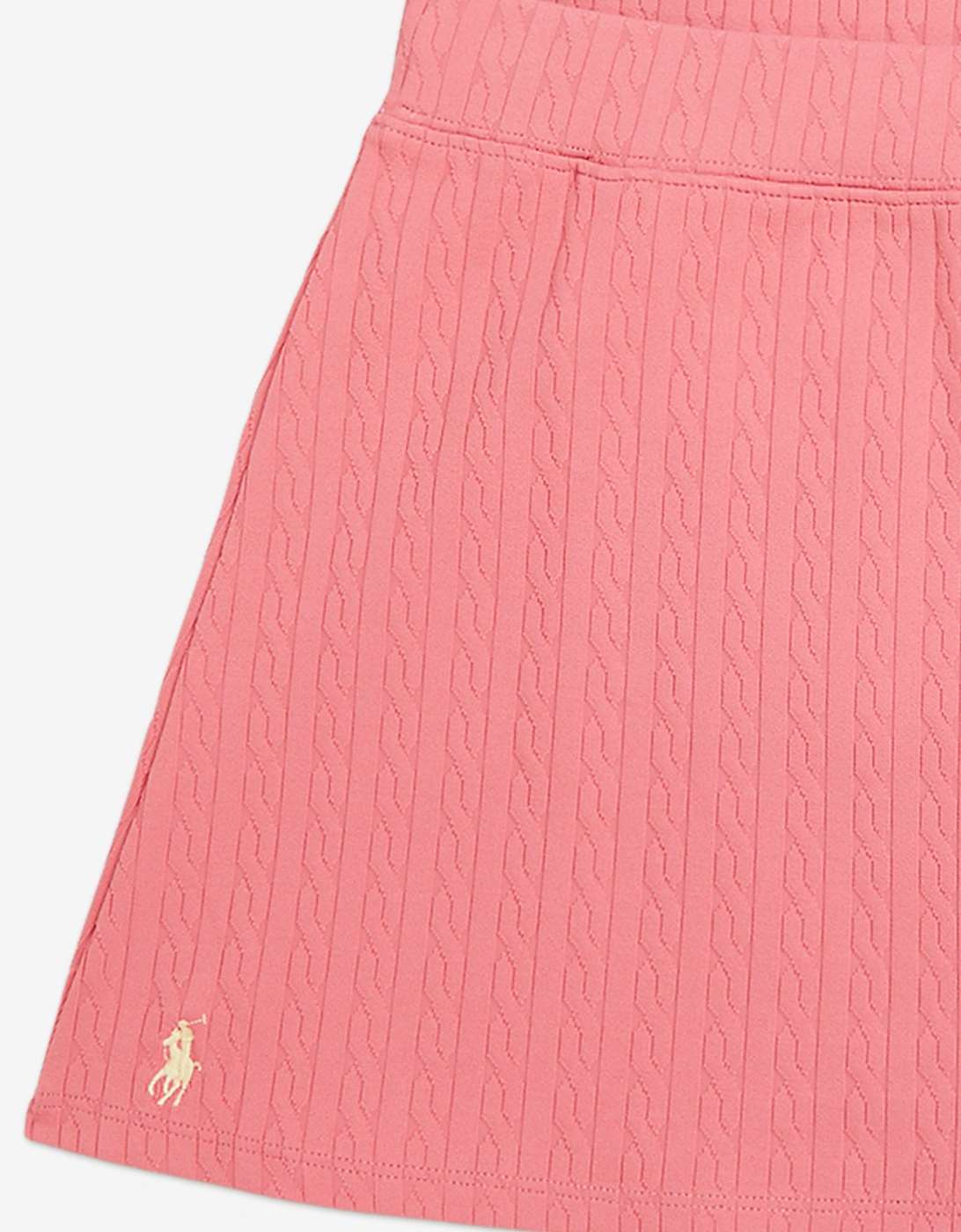 Girls Jacquard Swim Skirt in Pink