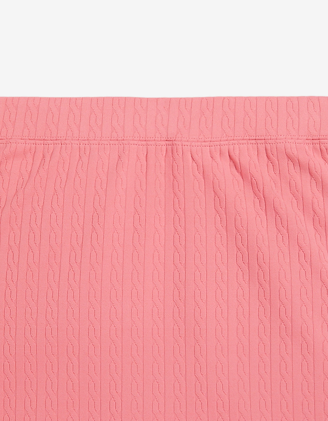 Girls Jacquard Swim Skirt in Pink