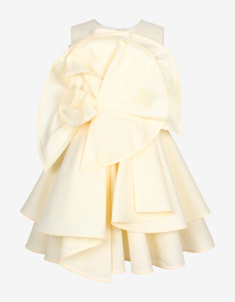 Girls Merry Go Round Dress in Yellow