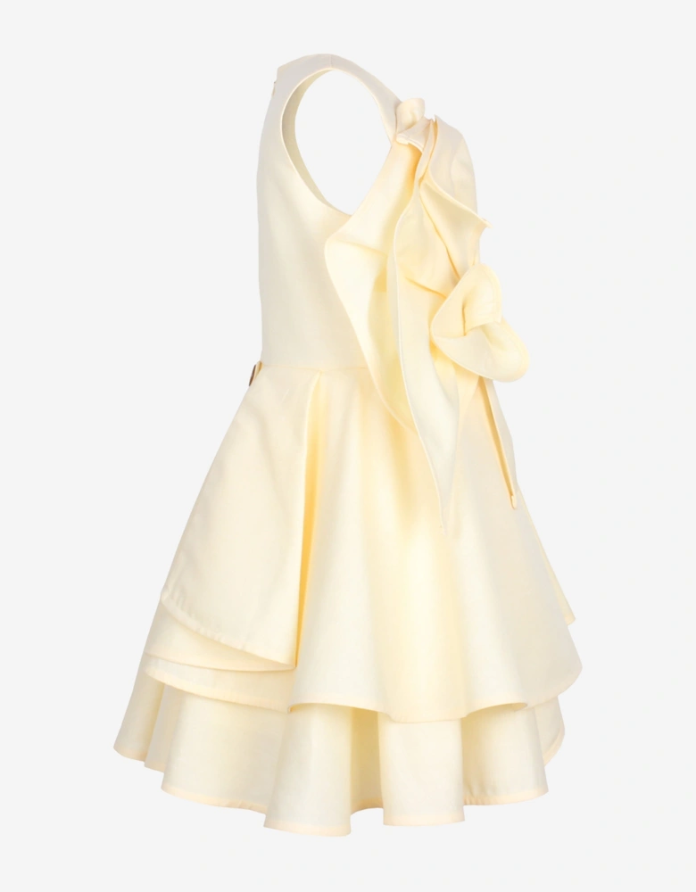 Girls Merry Go Round Dress in Yellow
