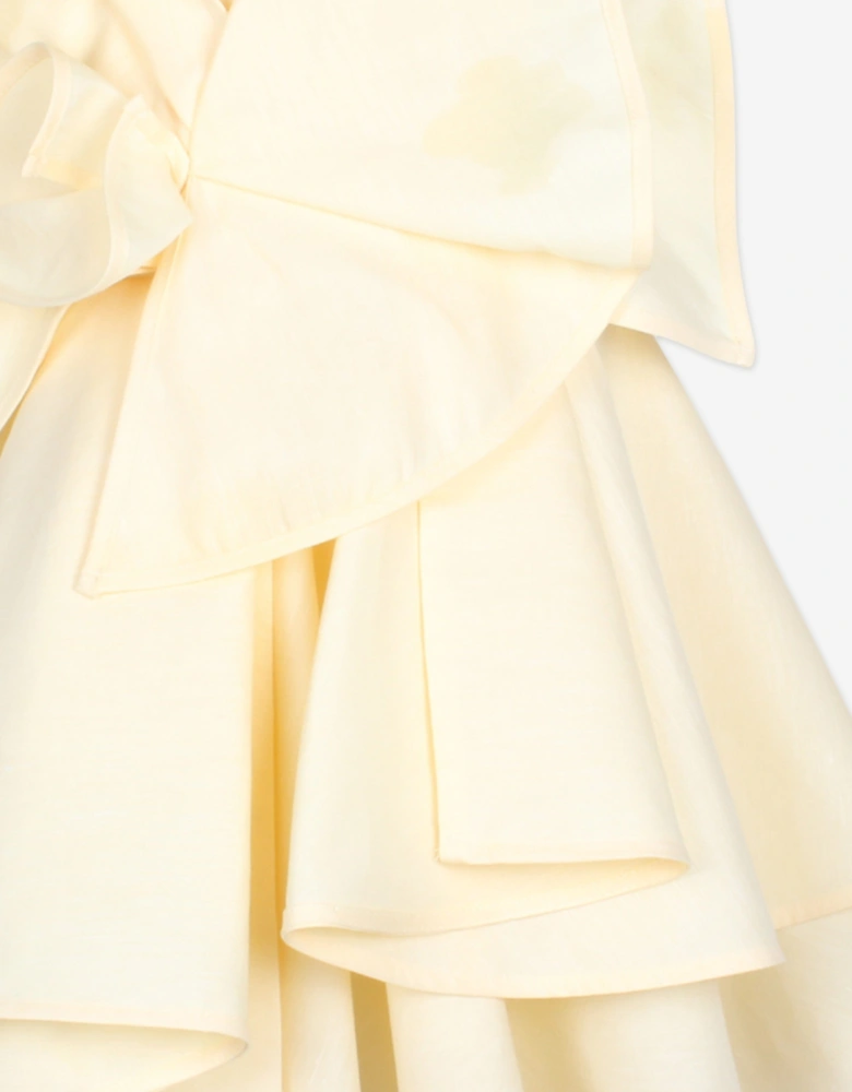 Girls Merry Go Round Dress in Yellow