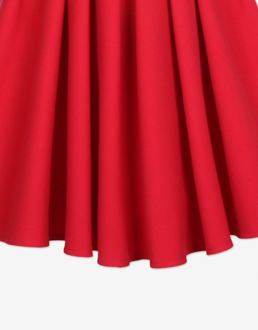 Girls Shape Dress in Red