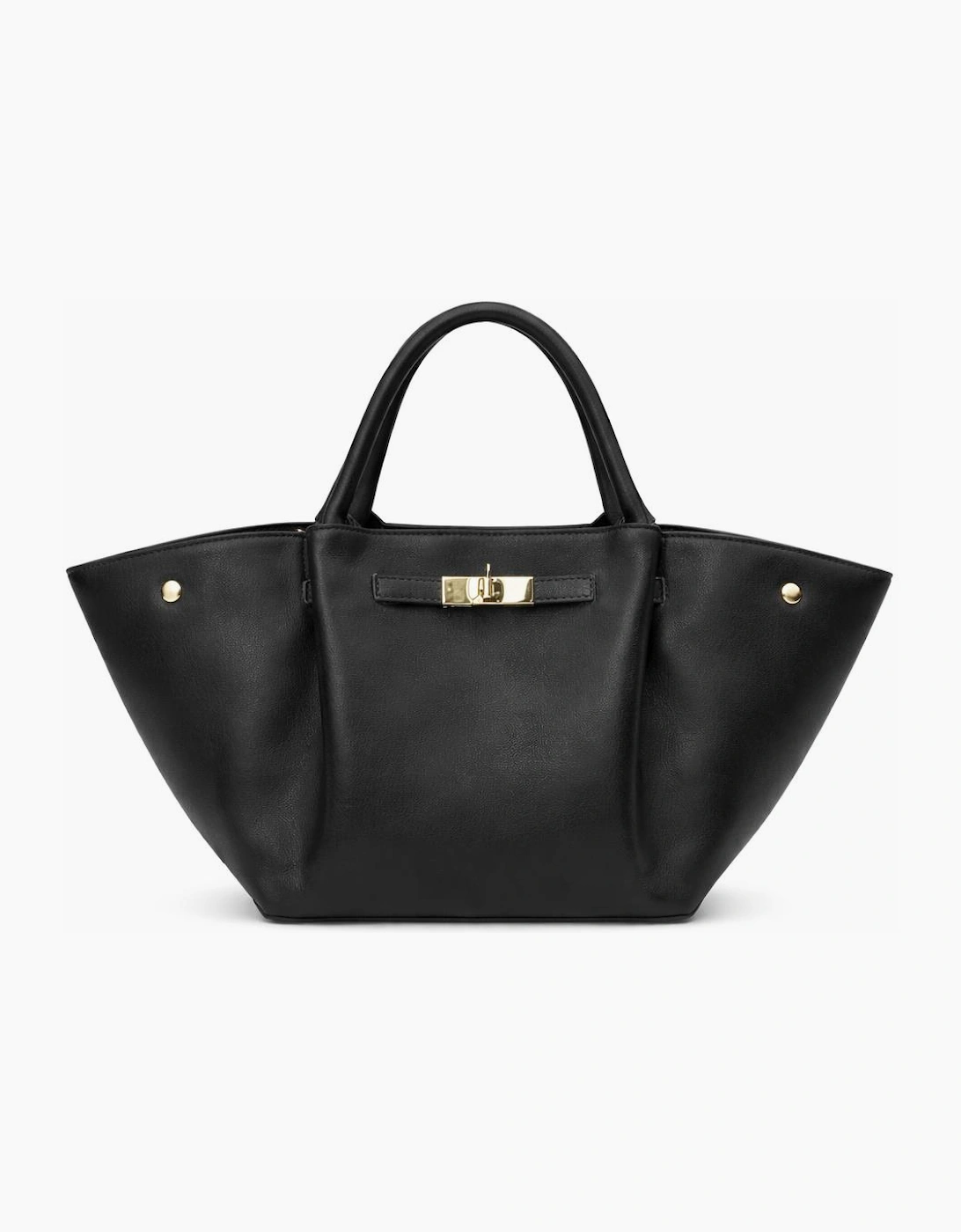 Black leather tote bag, 3 of 2