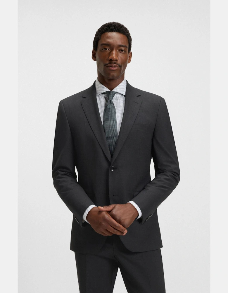 H-Huge-MM-224 Slim-Fit Jacket in Stretch Wool