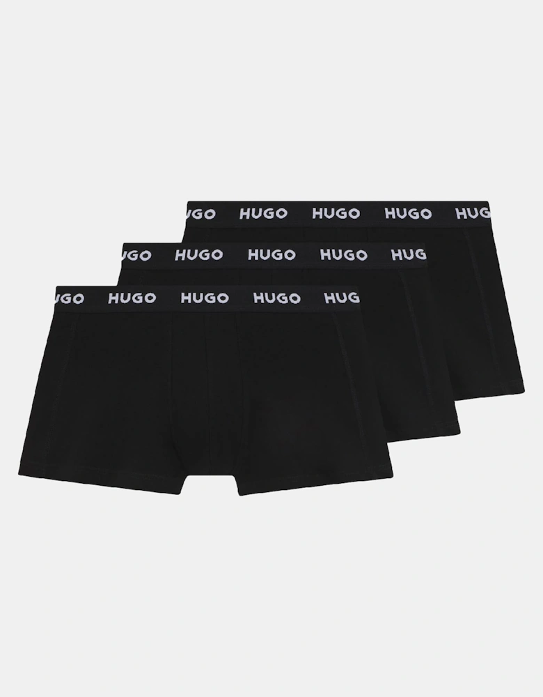 3 Pack of Logo Waistband Trunks