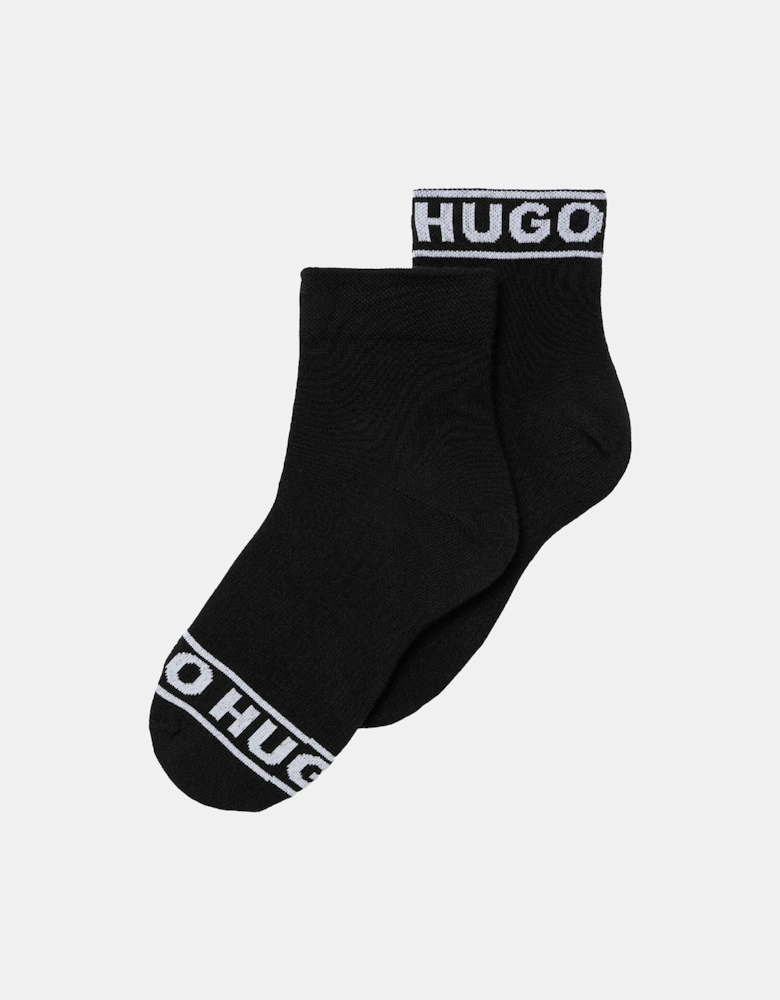 2 Pack of Logo Cuff Socks