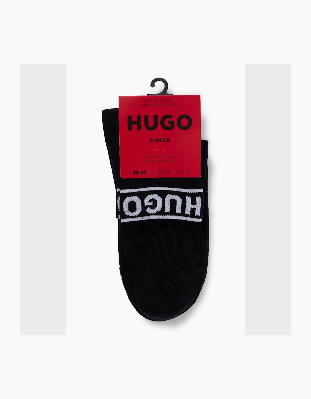 2 Pack of Logo Cuff Socks