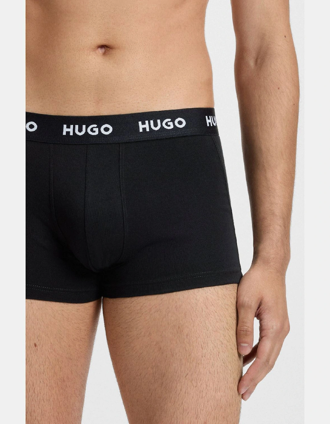3 Pack of Logo Waistband Trunks