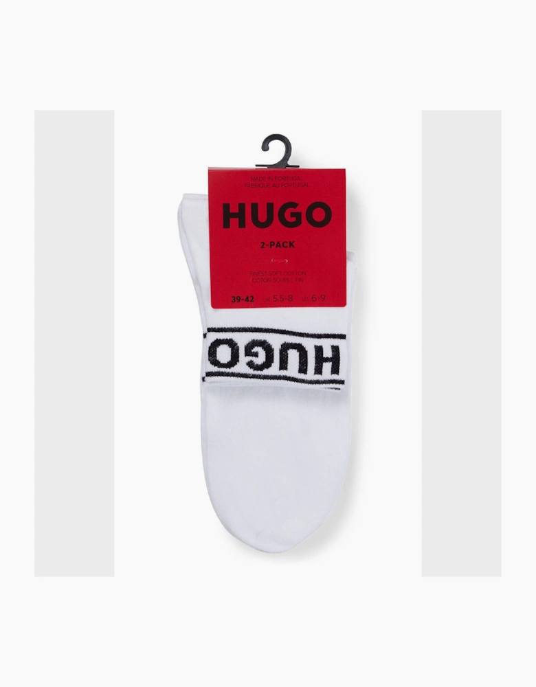 2 Pack of Logo Cuff Socks