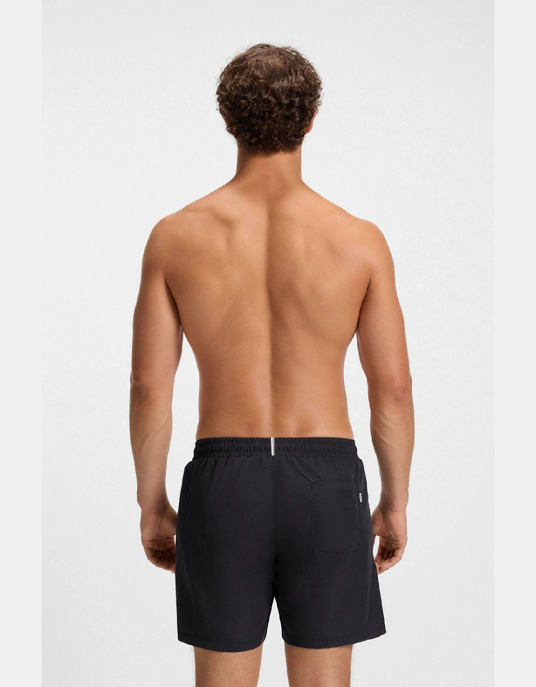 Dolphin Swim Shorts with Stripe and Logo