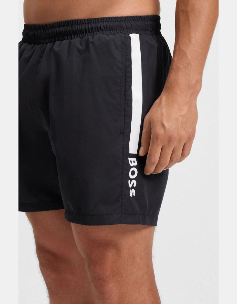 Dolphin Swim Shorts with Stripe and Logo
