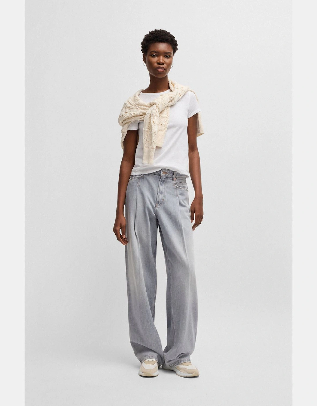 C Elsa Regular-Fit T-Shirt in Slub Cotton